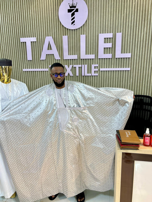Grand Boubou en Bazin Designer – Qualité Supérieure